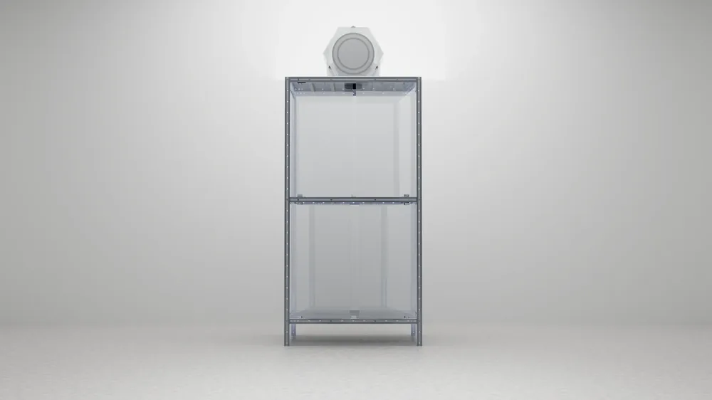2 bays with Filtercase — One module.