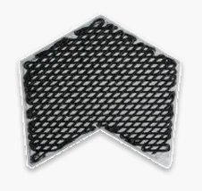 PLA + X-CCF continuous carbon fibre lattice test part